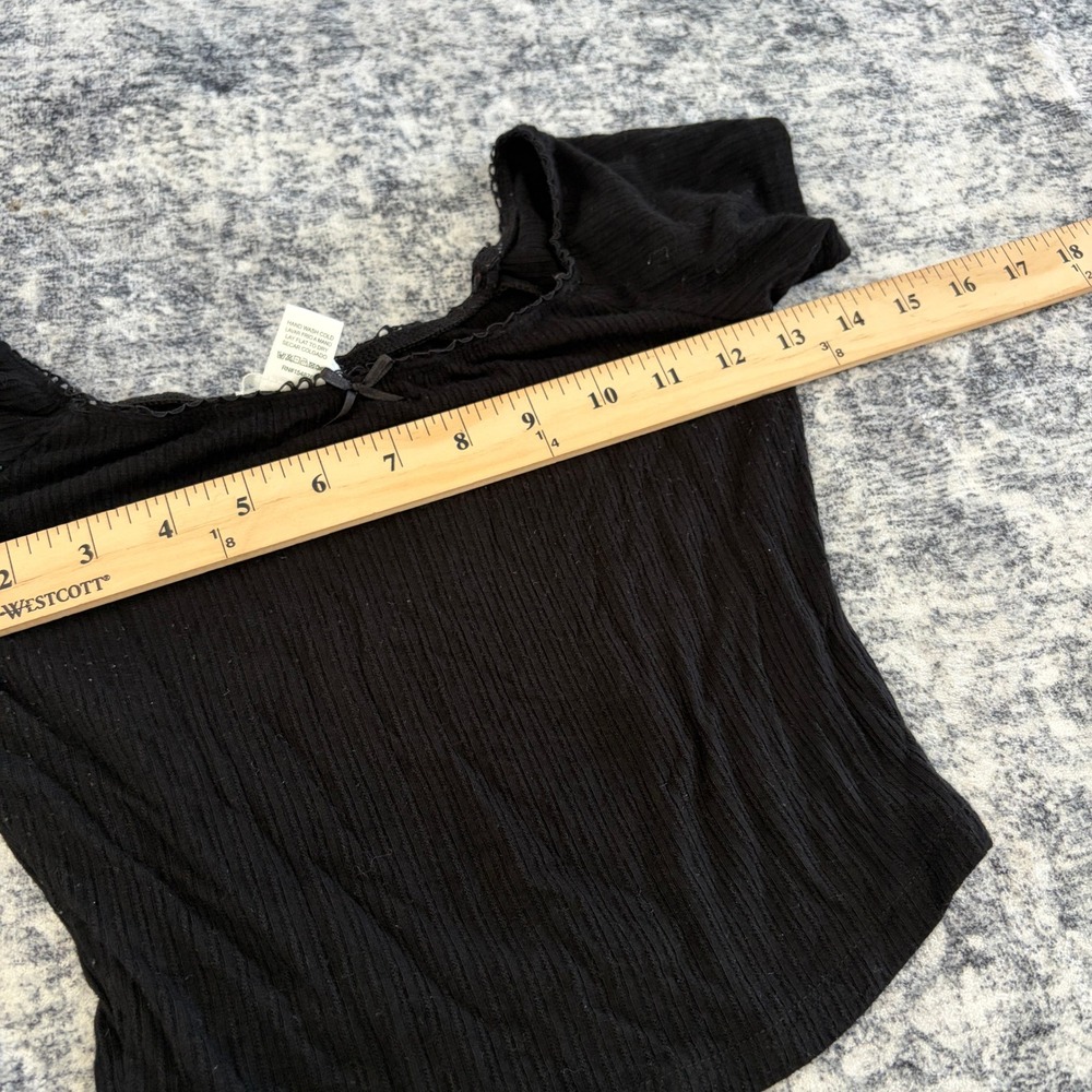Bozzolo Womens Crop Top Lot of 3 Ribbed Waffle Knit Cami Tee Size Small Bundle - Picture 12 of 12